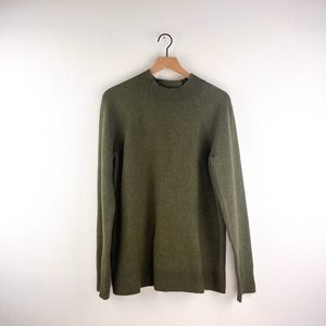 Ann Taylor Loft Green Pullover Knit Sweater, L